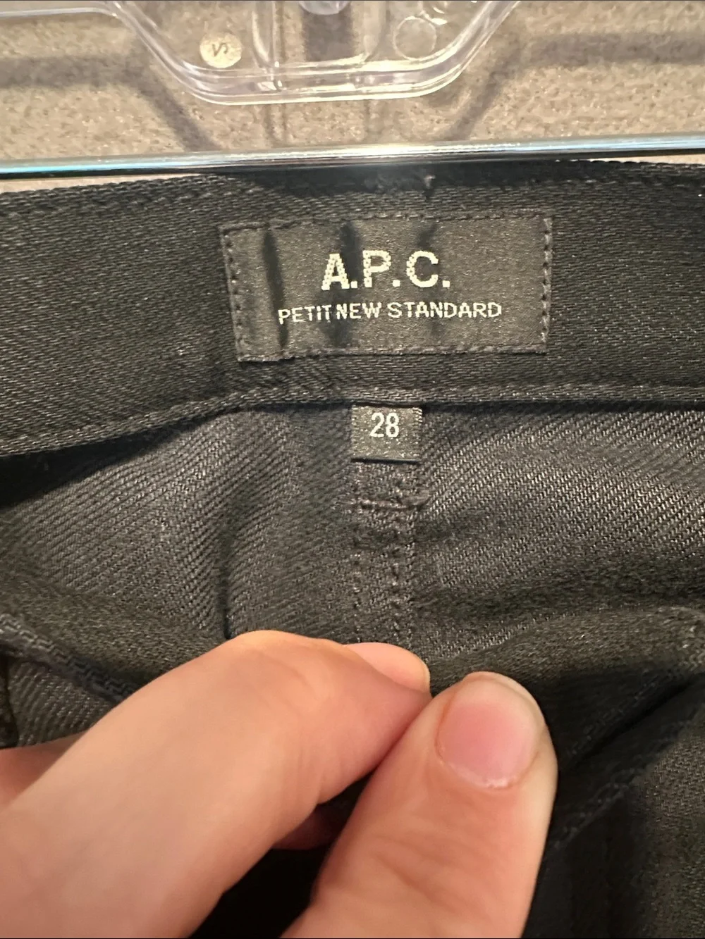A.P.C. Black Slim Men's Jeans